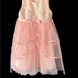 Elegant Pink Kids Formal Dress